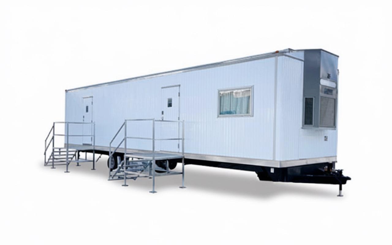 office trailers are designed to be quickly and easily relocated to a different site as needed